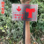地下消火栓标识牌室外栓喷淋水泵接合器标志不锈钢立杆 定制 20*30
