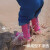 CREATURE HABITS雨鞋儿童男孩防滑轻便宝宝雨靴水鞋男童雨靴 玫粉色 35-36 内长(23.7cm)