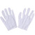 双安白色手套加厚劳保作业手套文玩礼仪棉手套白手套批发定制 ST-001