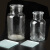 集气瓶 气体收集瓶带毛玻璃片化学实验收集气体教学实验器材500ml 60x60mm玻璃片10片