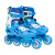 乐秀rx1轮滑鞋儿童全套装初学者溜冰鞋男女直排轮旱冰滑冰滑轮鞋 蓝色原厂护具套装 32-35（适合5-9岁）