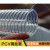 PVC透明钢丝管PVC钢丝管 钢丝输油管 pvc钢丝软管 钢丝塑料管佩科达 内75mm*外83mm*1米价