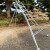 LIGHT STEP 园艺作业单侧人字安全修剪升降三角支撑绿化园林梯子 5级梯长170cm重5.95kg