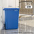 定制YYN商用无盖垃圾桶大容量2023厨房超大方形餐饮40大号20L适配 定制10L蓝色长方形桶适配