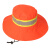 礼丝汀环卫工人帽夏季遮阳防晒大檐帽保洁园林公路物业反光网眼帽可印字 棒球帽网面 可调节