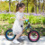 飞鸽 (PIGEON) 儿童平衡车自行车2-5岁滑步车幼儿男女宝宝小孩滑行车两轮无脚踏车童车玩具单车辐条轮炫彩黑