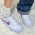 耐克（NIKE）休闲鞋女鞋夏季新款运动鞋COURT厚底增高低帮板鞋DM7590-104 DM7590-103白紫 36.5
