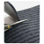 五星盾 复合双条纹地毯 PVC防滑除尘吸水地垫整卷大面积可剪裁耐磨脚垫 走廊过道楼梯毯 烟灰色 宽1m（单米价格）