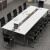 欧音（OUYIN）大型会议桌椅组合长条桌办公桌板式洽谈培训桌椅接待桌小型会议桌 大叶胡桃 长1.2米宽0.6米高0.75米