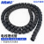 海斯迪克 电线理线管 开口缠绕管 电线包线束线管(多拍不截断)黑色Φ10mm(1米) HKQL-132