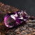 卡古兰紫水晶貔貅吊坠 雕工精湛温润胖皮休大肚 简约大气项链