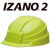 DIC IZANO安全帽施工地便携伸缩可折叠薄出差头盔 全新2代--绿色 新国标认证 现货