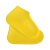 慎固 防水鞋套 加厚硅胶一体成型防雨防滑雨靴套 黄色 L码(40-45)