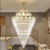 以琛定制复式楼大吊灯2024年新款轻奢现代水晶大厅灯具别墅挑空挑高客 直径1.2米高度2米三色光源