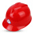 普达 大V型ABS建筑工地透气安全帽 ABSV-6011-1 红色-040061