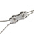 JG655 304不锈钢钢丝绳单夹卡扣双夹锁扣u型夹头 U型M410个