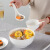 Debo德铂碗筷勺子46件套防滑防烫陶瓷饭碗小汤勺组合家用现代餐具套装 46件套