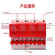 浪涌保护器一级CPM-R100T熔断型R40T防雷器家用议价 红色国标芯片 4PR100T