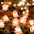 圣诞灯串 圣诞节装饰品led灯串 雪人圣诞树节日装饰品小彩灯闪灯串灯满天星挂件灯饰场景布置 圣诞小人 4米20灯电池USB两用款