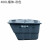 富都华创 大型塑料环卫车 桶体灰色有盖 垃圾车手推保洁清运车移动户外垃圾桶大号 FDHC-LJC-06