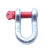 链工 U形卸扣美式高强卸扣船用吊装D型卸扣起重吊装工具d型吊环可选弓形款 13.5t 10个装 