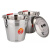适合不锈钢提水桶手提式储水桶食用桶冰桶油桶喜桶特厚特厚无磁可带盖 (特厚)36cm水桶+盖子