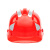 诺瑞斯安安全帽 新国标ABS反光条三筋透气款红色 可定制 工地施工建筑工程
