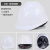 德岐 安全帽 V型玻璃钢安全帽 建筑工程电力防砸抗冲击领导用头盔 白色 V型玻璃钢