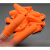 防滑手指套橙色耐磨护指点钞加厚指头套硅胶乳橡胶防护手指保护套 白色均码250克/包约400个