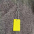 现货PVC塑料防水空白弹力绳吊牌价格标签吊卡标价签标签100套 PVC黄色弹力绳3X5吊牌=100套
