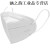 LISMkn95口罩透气防护一次性白色防工业粉尘面罩防口水雾霾KN95囗罩 白色KN95-10个 均码