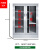 不锈钢微型消防站消防器材全套消防工具柜箱应急物资放置展示柜 304双门1600120040008厚