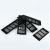 铝合金透气网黑色长方形橱柜通气网家具鞋柜五金配件通风口排气孔 黑色80Ｘ150mm