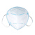 CM朝美氪星kn90防护口罩折叠式耳带防飞沫唾液防雾霾PM2.5口罩成人9001-1（蓝色1包10只）