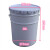 10L-20L铁桶油性桶化工桶油漆桶沥青桶调漆桶罐白皮桶空桶花篮桶 20L涂白花篮盖