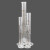 午励 实验室量筒 玻璃刻度量筒 高硼硅玻璃量筒 250-1000三合一套装 