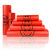 QL-21002背心塑料袋红色式垃圾袋100只/捆 笑脸款红色袋20*32加厚
