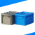 加厚塑料物流周转箱箱长方形过滤工具箱子储物箱有盖400*300*230 灰色 带平盖