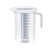 食品级塑料量杯带刻度奶茶专店带盖大容量量筒烘焙1000ml耐高温 5000ml