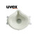 优维斯（UVEX）优维斯UVEX2312口罩 FFP3罩杯口罩 防尘防颗粒物KN99口罩带呼吸阀 UVEX2312口罩一只 其他
