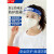盛融乾防护面罩隔离透明塑料护目面屏帽防尘防飞沫脸罩脸头罩 透明英文(50)只
