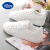 迪士尼（Disney）男童小白鞋2024春秋季皮面软底透气单鞋跑步运动鞋中大童学生板鞋 C-5白色 36码 内长23厘米