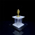CLCEY圣衣神话定制12款纯铜实心黄金圣斗士星矢模型 摆件 纯铜水瓶座+透明展台 高约5厘米
