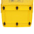 久洁医疗垃圾周转箱黄色塑料收纳箱加厚塑料废物箱100L 