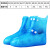 锐麻 雨鞋套防水防雨鞋套防滑加厚耐磨底成人男女款雨靴套 蓝 44-45（码） 