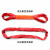 艾科堡 柔性吊装带2吨1米环形软吊带工业起重吊绳 AKB-DZD-21