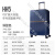新秀丽（Samsonite）拉杆箱HH5时尚商务潮流登机旅行箱20/25/28寸带扩展托运箱 深蓝色 25寸可扩展