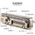 XQ公交车玩具双层巴士模型仿真儿童小汽车公共合金大巴车 长途巴士-金色(盒装)