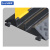 苏识 橡塑线槽减速带 小一线槽 黑黄色 1000×200×32mm PVC盖板+橡塑底座 约3.65kg 个