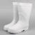 EVA白色食品卫生靴加绒食堂厨房工厂专用雨靴防滑耐油高筒棉水鞋 常规款：白色EVA高帮（不加棉） 43
